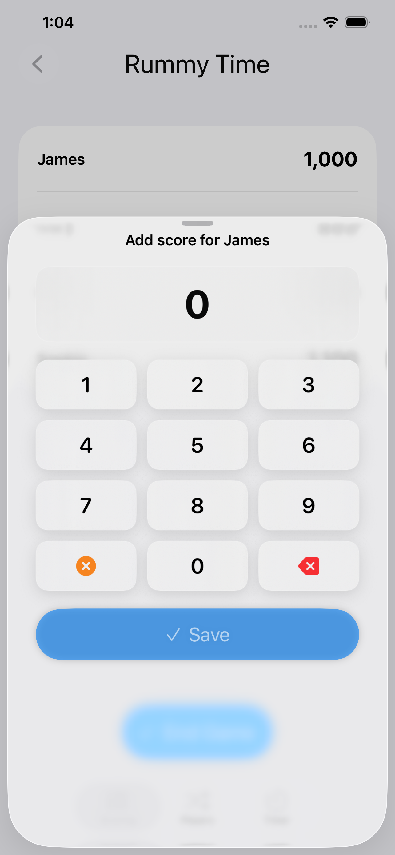 Orchem add players and game setup screen